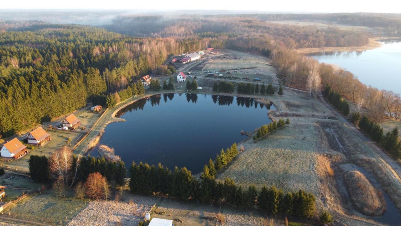 Mieszkanie Nad Jeziorem Rydzowka+Prywatny Staw+Plaza+Mazury Srokowo Luaran gambar