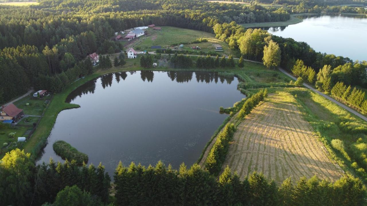 Mieszkanie Nad Jeziorem Rydzowka+Prywatny Staw+Plaza+Mazury Srokowo Luaran gambar
